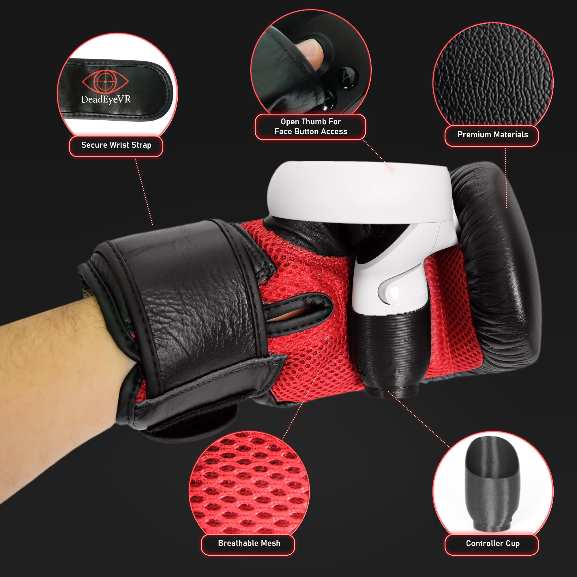 DeadEyeVR Ultimate Boxing Gloves VR Boxing Mitts Controller Etsy