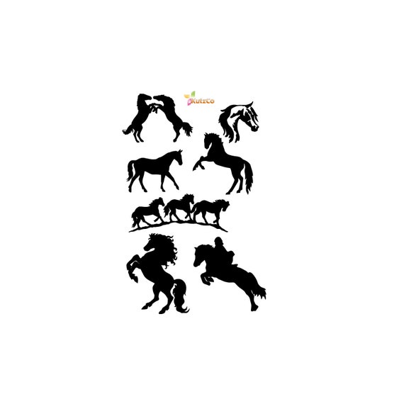 Download Horse Svg Horses Svg Horse Silhouette Silhouette Scan N Etsy PSD Mockup Templates