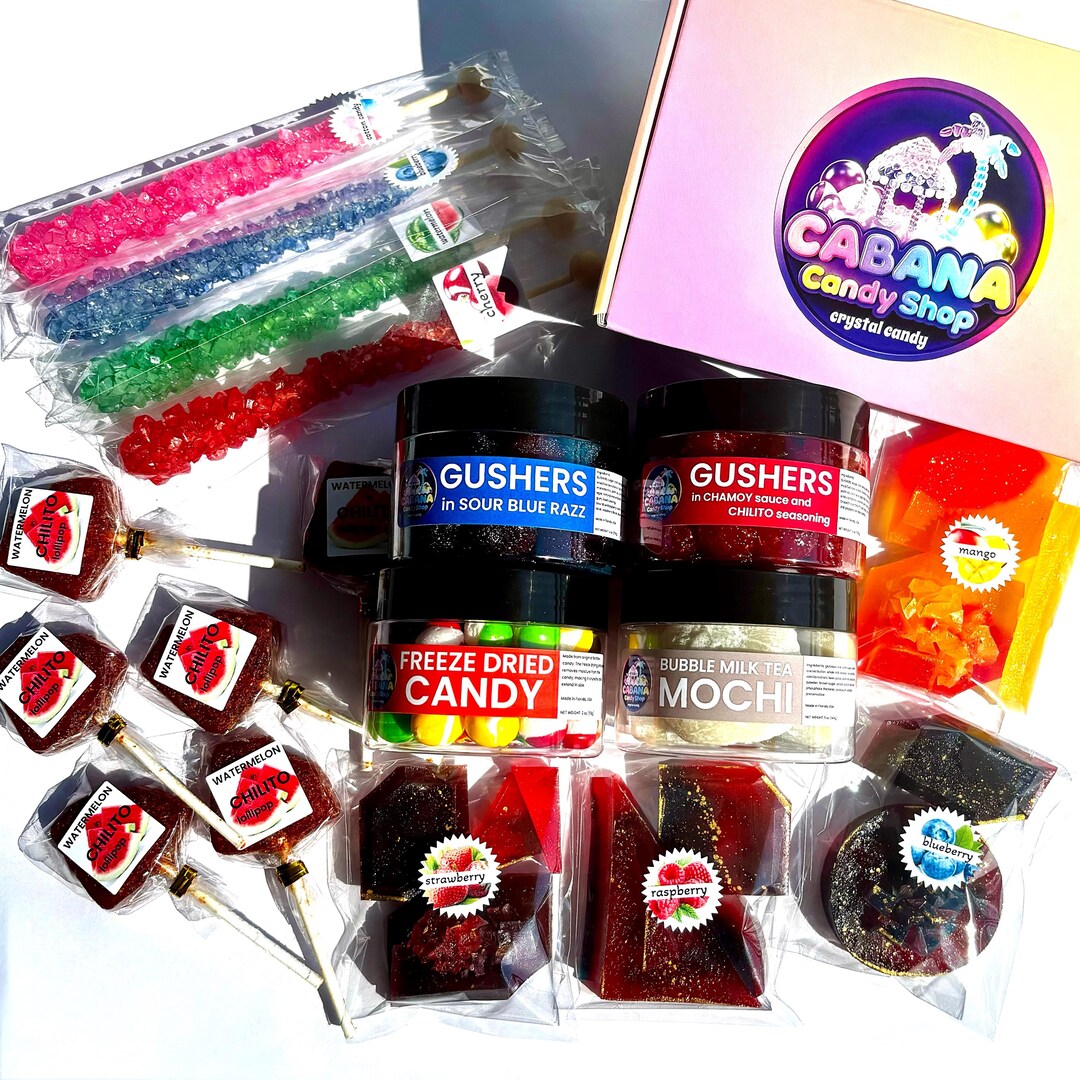 Viral Candy Variety Box Tiktok Viral Candy Kit Crystal Candy Cabana Candy Shop Kohakutou