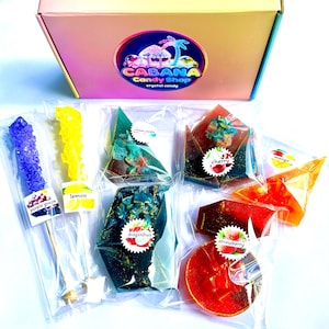 Crystal Candy | Kohakutou Crystal Candy Gift Box | Japanese Vegan Crystal Candy | Edible Gemstone Candy | ASMR Candy | 7 Flavors