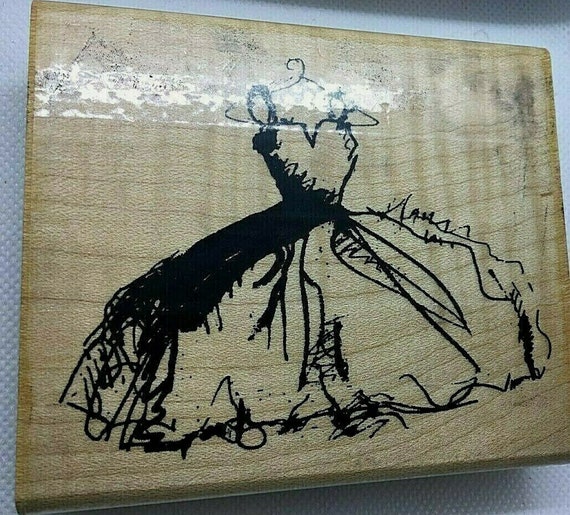 Inkadinkado Wedding Dress Stamp