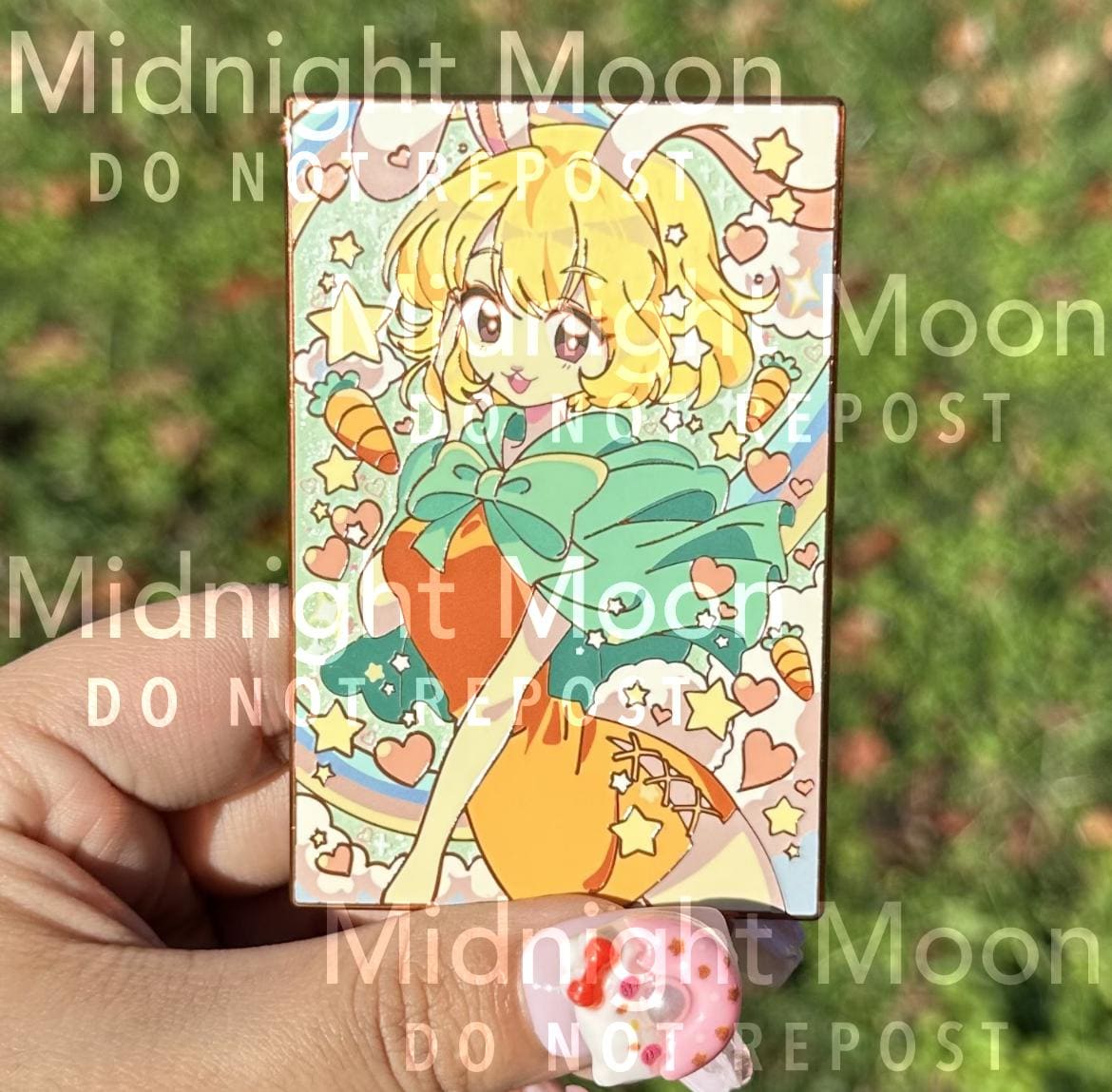 Carrot OP enamel pin
