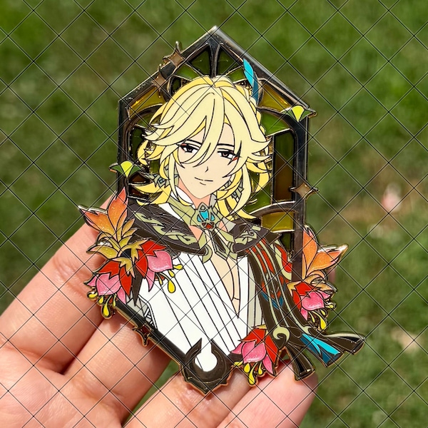 Kaveh genshin impact enamel pin (008)