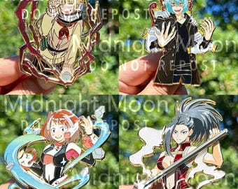 mha  enamel pins