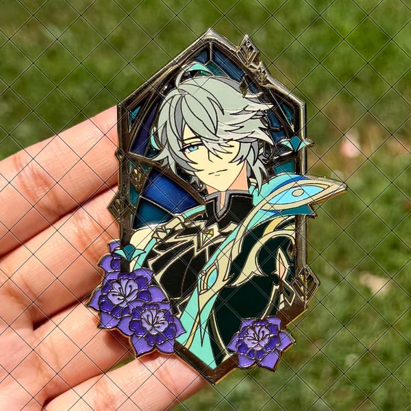 Al Haitham genshin impact enamel pin (008)