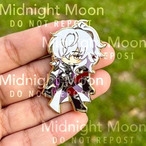 chibi jing yuan Honkai star rail enamel pin