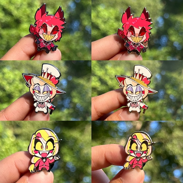 Hazbin Hotel Enamel Pin Adam - Etsy