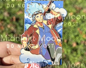Shirakumo MHA enamel pin