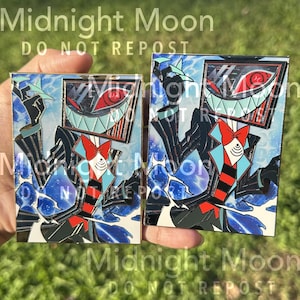 Vox hazbin hotel enamel pin