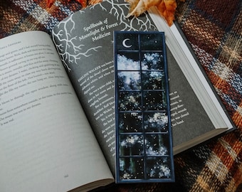 Night Sky & Fireflies | Celestial Window Bookmark