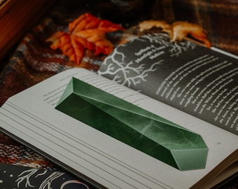 Emerald Crystal Bookmark