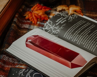 Ruby Crystal Bookmark