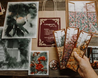 Themed Mystery Bag! | Stationery, Art Prints, And Stickers | Cottagecore, Dark Academia, Spooky & Seasonal Themes