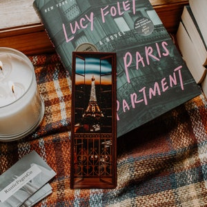Paris Eiffel Tower Window Bookmark