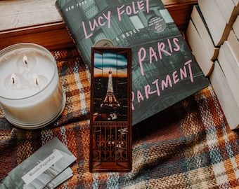 Paris Eiffel Tower Window Bookmark