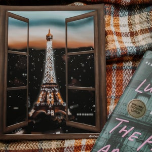 Paris Eiffel Tower Window Print