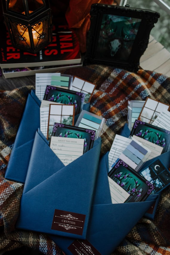 Cryptids Edition! Blind Date With A Book | Bookish Gifts for Readers | Mystery Stationery & Book Box