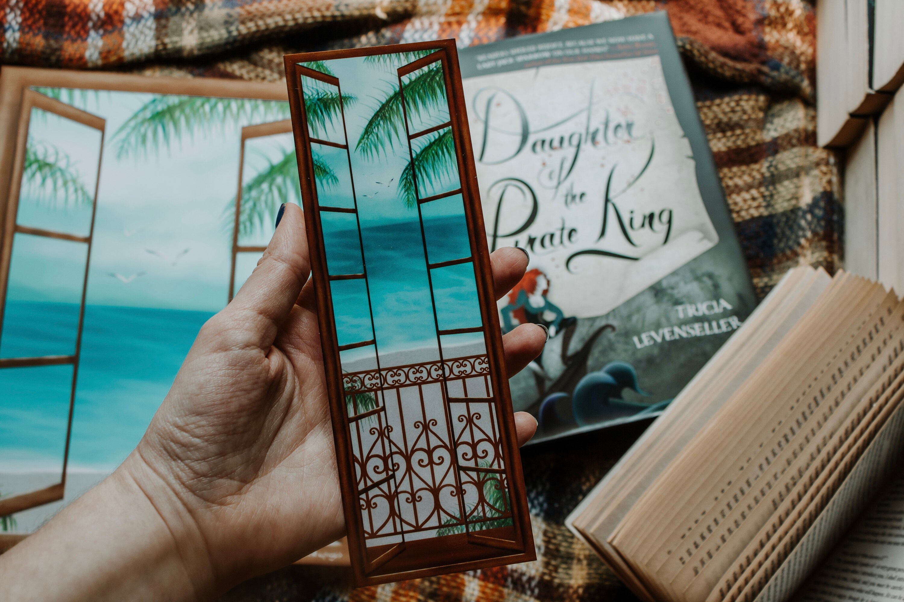 Seaside Cottage Window Bookmark - Etsy