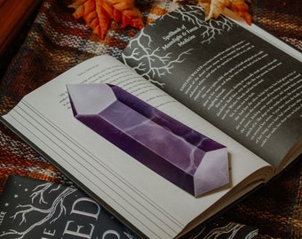 Amethyst Crystal Bookmark