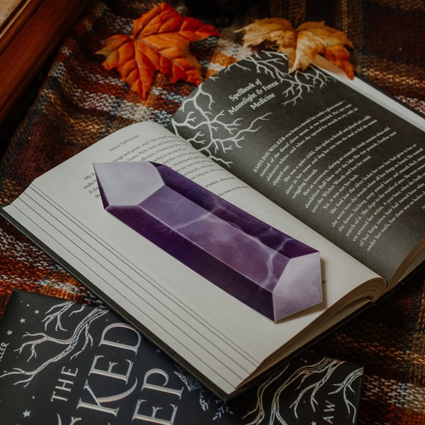 Amethyst Crystal Bookmark