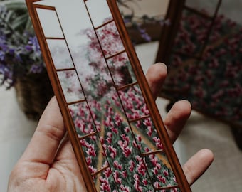 Cottage Tulip Field Window Bookmark