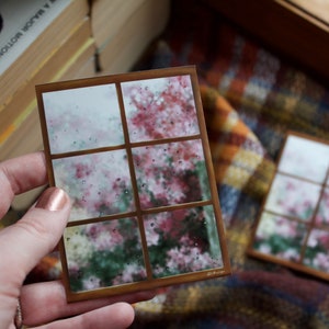 Rainy Spring Window Sticker - Etsy