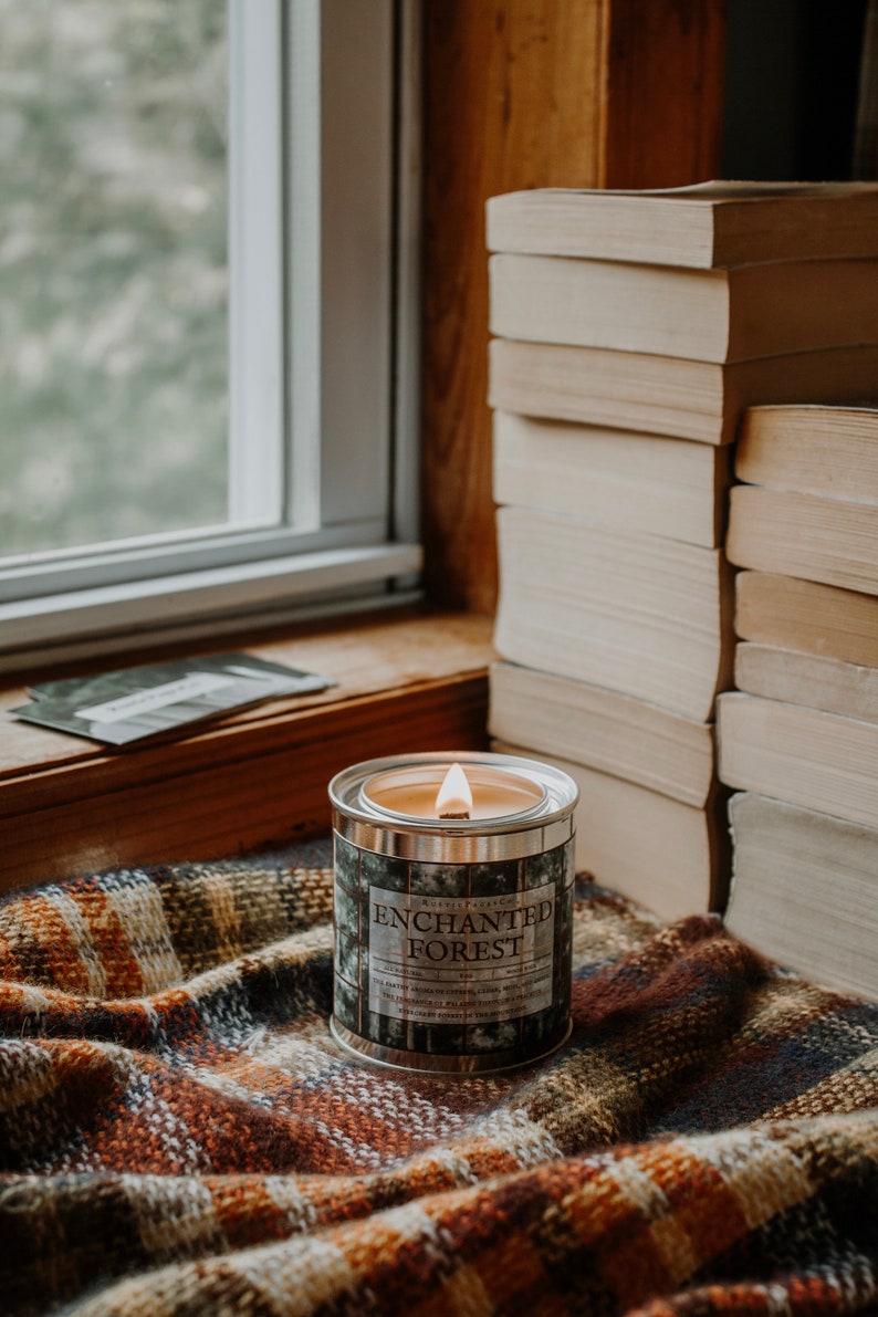 RusticPagesCo Soy Wax Candle
