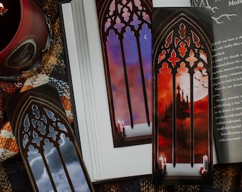 Paquete de 3 marcapáginas de catedral
