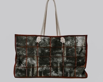 Rainy Summer Window Weekender Bag