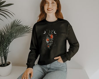 Celestial Witchy Snake | Whimsical Unisex Crewneck Sweatshirt