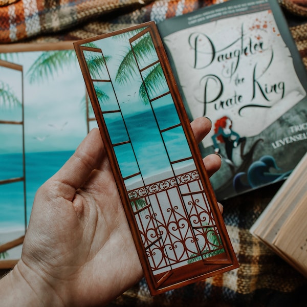 Seaside Cottage Window Bookmark