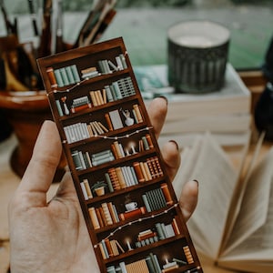 Marcador de estante Dark Academia