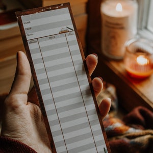 Yearly Reading Goal Tracker | Book Log Bookmark
