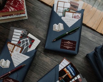 Cita a ciegas con un libro / Regalos literarios para lectores / Papelería misteriosa y caja de libros