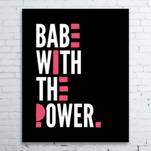 Download digitale Babe con la stampa del poster del labirinto di potere