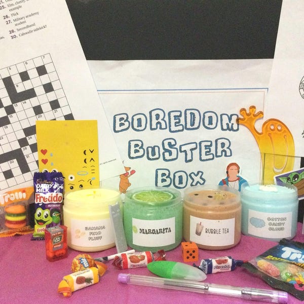 Slime Variety Box – Fun Textures, Scents & Extras (Four 150mL Slimes)