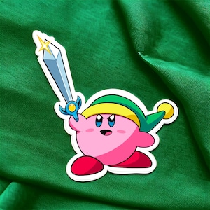 Kirby Link Sticker