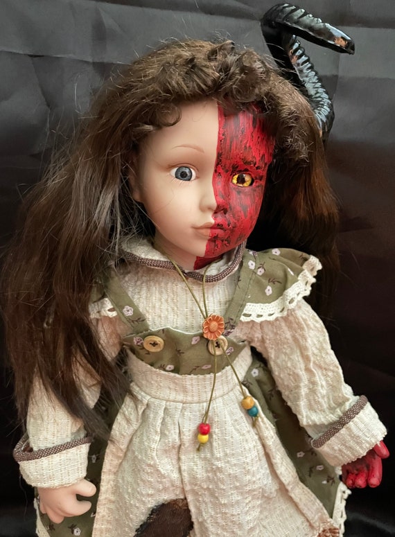 Rare Horror Doll Devil Girl Etsy