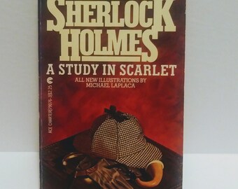 A Study In Scarlet Etsy