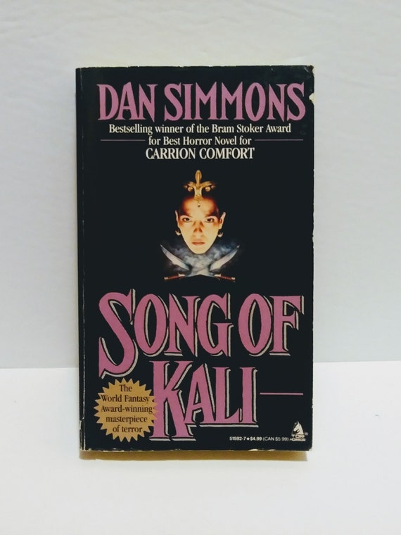 Song Of Kali Dan Simmons Bram Stoker Award Best Horror Etsy