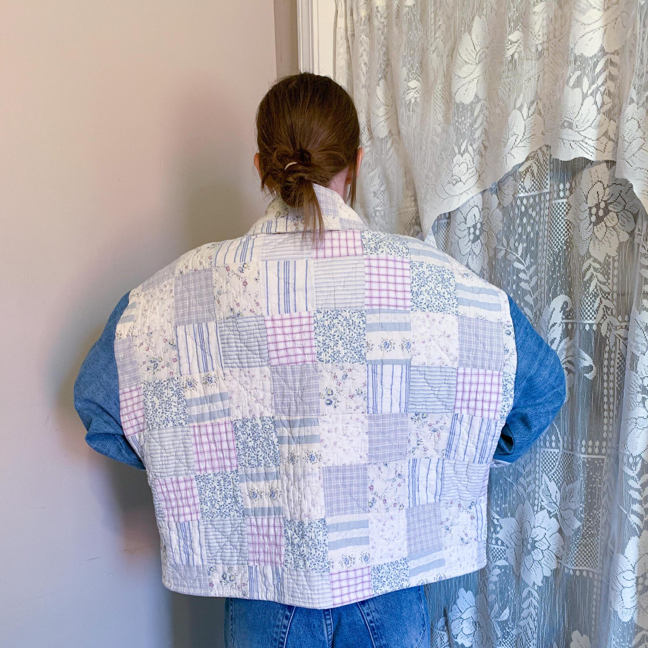 Handmade Quilt Jacket / Coat - Made From a Vintage Patchwork