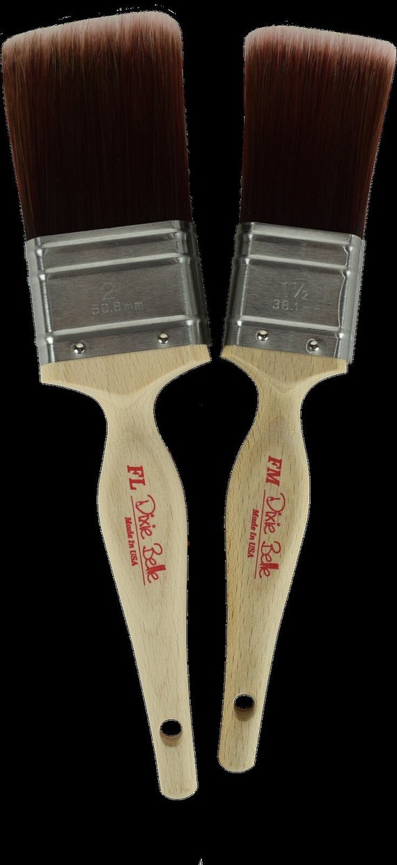 Dixie Belle Flat Large 2 Inch Synthetic Paint Brush 