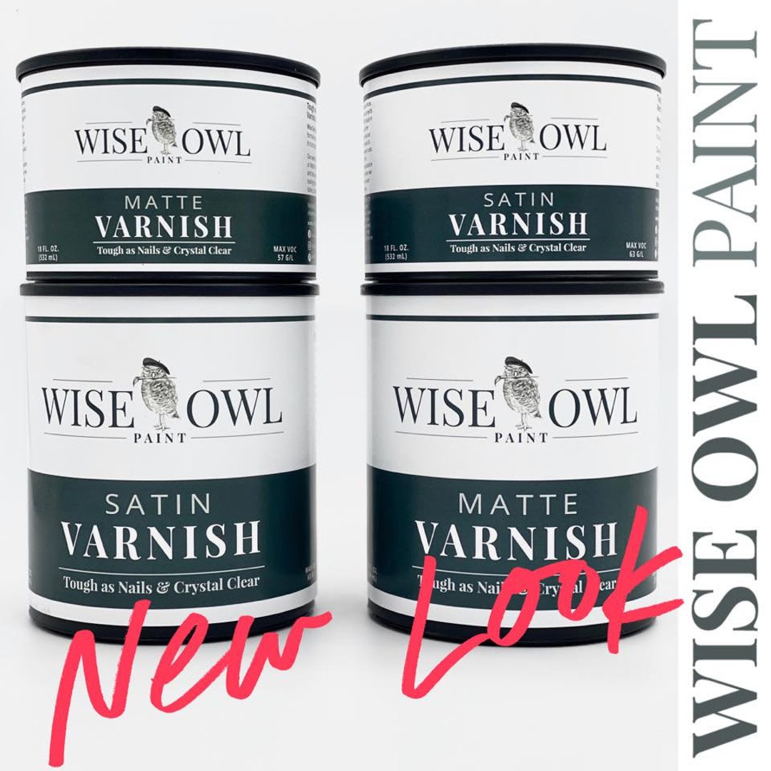 Wise Owl Varnish Matte and Satin FREE Shipping Etsy