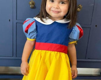 Snow White toddler dress,Girls Snow White Costume,Snow White dress ,Cosplay,Snow White baby dress,Party dress