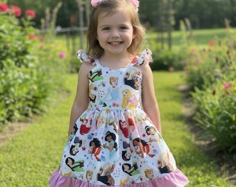 princess pillowcase dress Princess Dress ~ Pillowcase Dress ~ Disney Inspired Princess ~ Flower Dress  ~ Girls Dress ~ Princess Birthday ~ Spring Dress ~ Gift for Girl