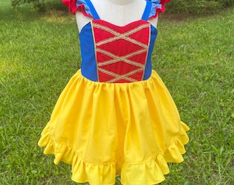 Baby Snow White toddler dress,Girls Snow White Costume,Snow White dress ,Cosplay,Snow White baby dress,Party dress
