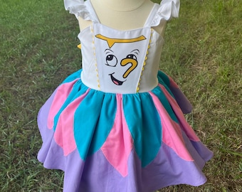 Chip-Inspired Dress from Beauty and the Beast