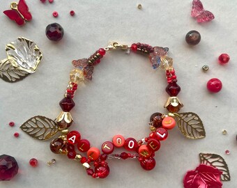 All Too Well Bracelet Eras Tour Version Red