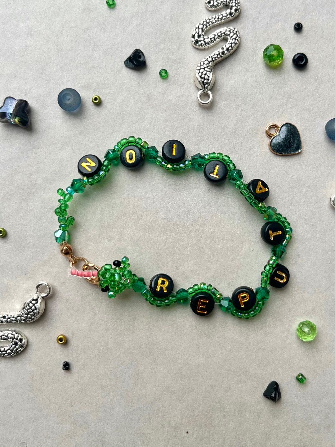 Snake bead bracelet discount