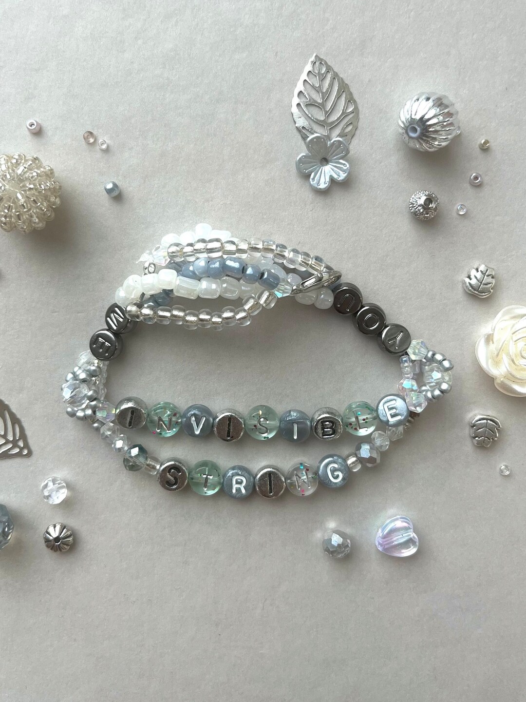 Invisible String Bracelet Eras Version Folklore Etsy